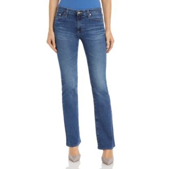 AG Adriano Goldschmied The Angel Bootcut Jeans Mid Rise Denim Womens Size 30R - Picture 1 of 8